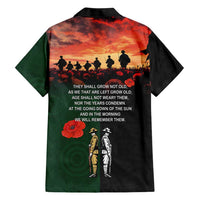 New Zealand and Australia ANZAC Day Hawaiian Shirt Lest We Forget Indigenous and Maori Pattern LT03 - Polynesian Pride