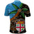 Fiji and Australia Polo Shirt Fijian and Aboriginal mix Culture