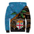 Fiji and Australia Sherpa Hoodie Fijian and Aboriginal mix Culture