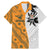 Custom Fiji and Australia Rugby Family Matching Mermaid Dress and Hawaiian Shirt Tapa Mix Aboriginal Pattern Half Style