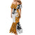 Custom Fiji and Australia Rugby Family Matching Mermaid Dress and Hawaiian Shirt Tapa Mix Aboriginal Pattern Half Style