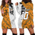 Custom Fiji and Australia Rugby Hoodie Dress Tapa Mix Aboriginal Pattern Half Style