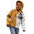 Custom Fiji and Australia Rugby Kid Hoodie Tapa Mix Aboriginal Pattern Half Style