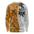 Custom Fiji and Australia Rugby Long Sleeve Shirt Tapa Mix Aboriginal Pattern Half Style