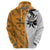 Custom Fiji and Australia Rugby Zip Hoodie Tapa Mix Aboriginal Pattern Half Style