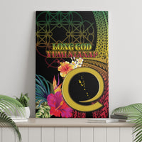 Vanuatu Independence Day Canvas Wall Art Sand Drawing Melanesian Vibes LT03 - Polynesian Pride