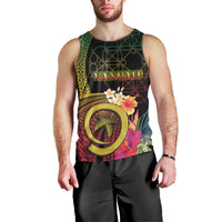 Vanuatu Independence Day Men Tank Top Sand Drawing Melanesian Vibes LT03 - Polynesian Pride