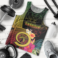 Vanuatu Independence Day Men Tank Top Sand Drawing Melanesian Vibes LT03 - Polynesian Pride