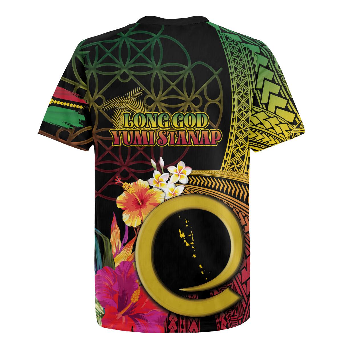 Vanuatu Independence Day Rugby Jersey Sand Drawing Melanesian Vibes LT03 - Polynesian Pride