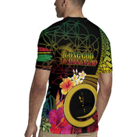 Vanuatu Independence Day Rugby Jersey Sand Drawing Melanesian Vibes LT03 - Polynesian Pride
