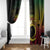 Vanuatu Independence Day Window Curtain Sand Drawing Melanesian Vibes