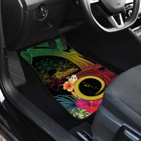 Vanuatu Selebretem 44th Indipendens Dei Car Mats Sand Drawing Melanesian Vibes LT03 - Polynesian Pride