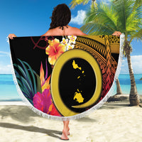 Vanuatu Shefa Day Beach Blanket Sand Drawing Melanesian LT03 - Polynesian Pride