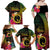 Vanuatu Shefa Day Family Matching Off Shoulder Maxi Dress and Hawaiian Shirt Sand Drawing Melanesian