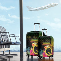 Vanuatu Shefa Day Luggage Cover Sand Drawing Melanesian LT03 - Polynesian Pride