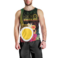 Vanuatu Shefa Day Men Tank Top Sand Drawing Melanesian LT03 - Polynesian Pride