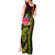 Hawaiian Reggae Music Tank Maxi Dress Jamaica Singer Tribal Polynesian and Hibiscus