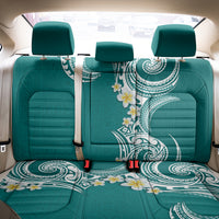 Aloha Polynesian Plumeria Flower Back Car Seat Cover Teal Color LT03 - Polynesian Pride