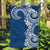 Aloha Polynesian Plumeria Flower Garden Flag Blue Color