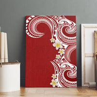 Aloha Polynesian Plumeria Flower Canvas Wall Art Red Color LT03 - Polynesian Pride