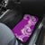 Aloha Polynesian Plumeria Flower Car Mats Purple Color