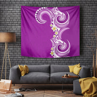 Aloha Polynesian Plumeria Flower Tapestry Purple Color LT03 - Polynesian Pride