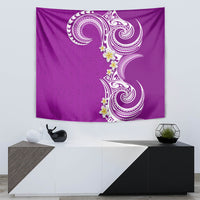 Aloha Polynesian Plumeria Flower Tapestry Purple Color LT03 - Polynesian Pride
