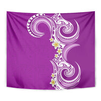 Aloha Polynesian Plumeria Flower Tapestry Purple Color LT03 - Polynesian Pride