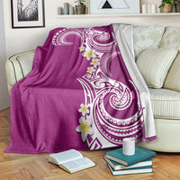 Aloha Polynesian Plumeria Flower Blanket Pink Color LT03 Pink - Polynesian Pride