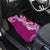 Aloha Polynesian Plumeria Flower Car Mats Pink Color