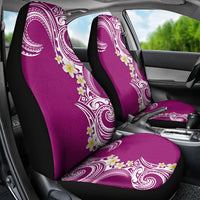 Aloha Polynesian Plumeria Flower Car Seat Cover Pink Color LT03 - Polynesian Pride