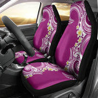 Aloha Polynesian Plumeria Flower Car Seat Cover Pink Color LT03 - Polynesian Pride