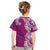 Aloha Polynesian Plumeria Flower Kid T Shirt Pink Color