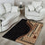 Samoa Siapo Motif and Tapa Pattern Half Style Area Rug Beige Color