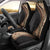 Samoa Siapo Motif and Tapa Pattern Half Style Car Seat Cover Beige Color