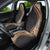 Samoa Siapo Motif and Tapa Pattern Half Style Car Seat Cover Beige Color