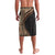 Samoa Siapo Motif and Tapa Pattern Half Style Lavalava Beige Color