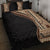 Samoa Siapo Motif and Tapa Pattern Half Style Quilt Bed Set Beige Color