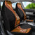 Samoa Siapo Motif and Tapa Pattern Half Style Car Seat Cover Yellow Color