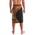 Samoa Siapo Motif and Tapa Pattern Half Style Lavalava Yellow Color