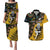 Custom New Zealand and Australia Rugby Couples Matching Puletasi and Hawaiian Shirt Maori Warrior With Aboriginal Version