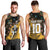 Custom New Zealand and Australia Rugby Men Tank Top Maori Warrior With Aboriginal Version