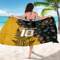 Custom New Zealand and Australia Rugby Sarong Maori Warrior With Aboriginal Version LT03 - Polynesian Pride