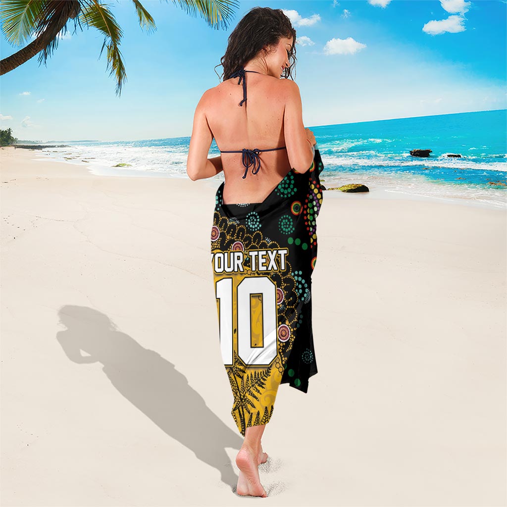 Custom New Zealand and Australia Rugby Sarong Maori Warrior With Aboriginal Version LT03 - Polynesian Pride