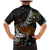 New Zealand Fern and Australia Emu Family Matching Mermaid Dress and Hawaiian Shirt Aboriginal Mix Maori Pattern