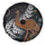 New Zealand Fern and Australia Emu Spare Tire Cover Aboriginal Mix Maori Pattern