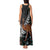 New Zealand Fern and Australia Emu Tank Maxi Dress Aboriginal Mix Maori Pattern