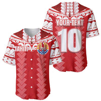 Custom Tahiti Football Polynesian Pattern Baseball Jersey LT03 - Polynesian Pride