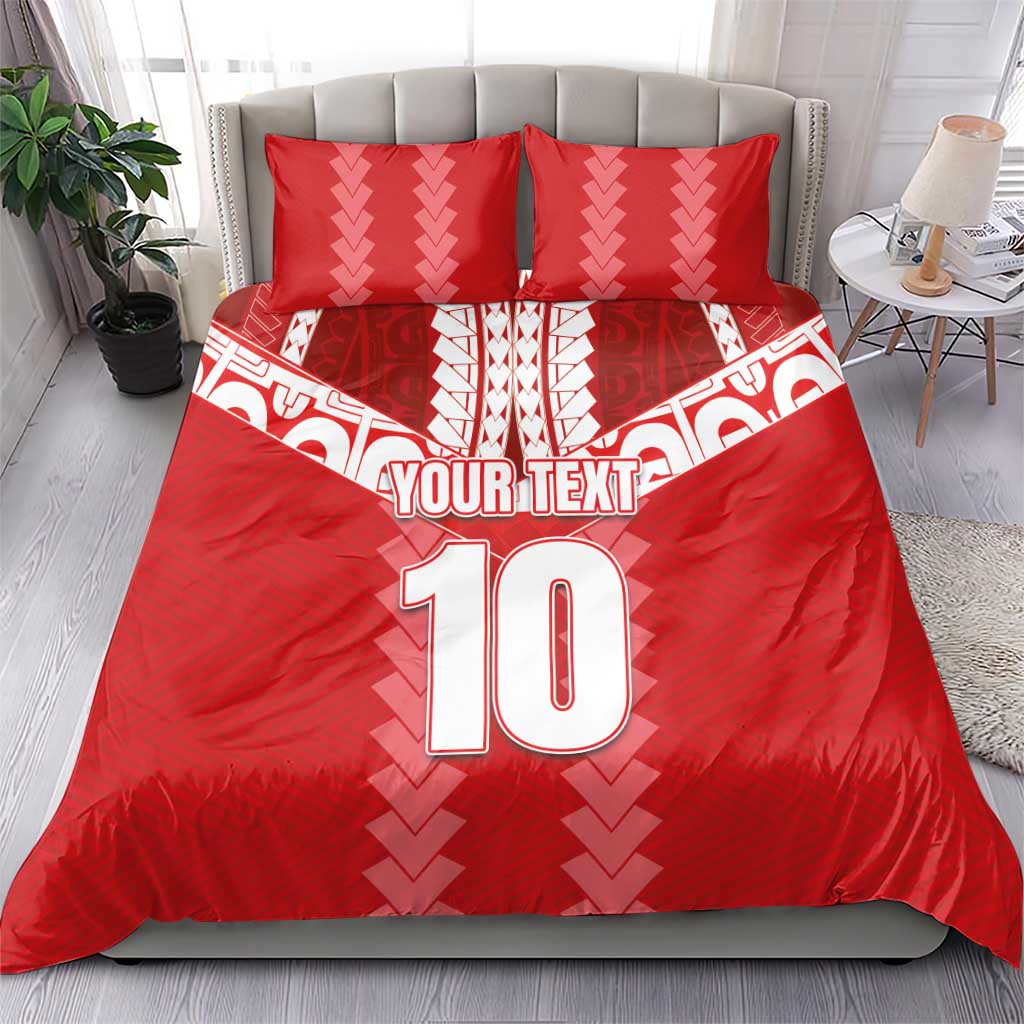 Custom Tahiti Football Polynesian Pattern Bedding Set LT03 - Polynesian Pride