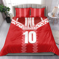 Custom Tahiti Football Polynesian Pattern Bedding Set LT03 - Polynesian Pride